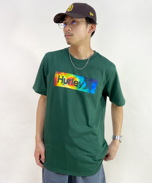 Hurley （ハーレー）の「【ムラサキスポーツ別注】Hurley/ハーレー ブランドロゴ バックプリントTシャツ MSS2200052（Tシャツ/カットソー・メンズ・ホワイト/ブラック/グリーン・S/M/L）」の13枚目の写真