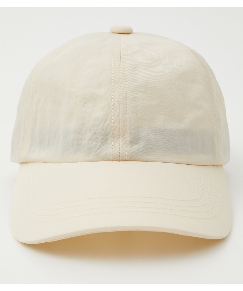 AZUL by moussy（アズールバイマウジー）の「WASHER FINISH LIGHT CAP/ウォッシャーフィニッシュライトキャップ（キャップ・レディース・オレンジ/グリーン/アイボリー/ブラック・FREE）」の10枚目の写真