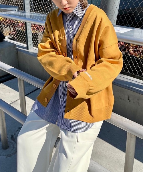 PBLIM（ページボーイリム）の「【PAGEBOYLIM】スプリングカラーカーデ（カーディガン/ボレロ・レディース・グリーン/ブルー/イエロー/サーモンピンク/ブラック・FREE）」の9枚目の写真