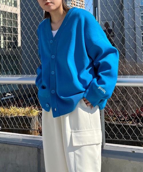 PBLIM（ページボーイリム）の「【PAGEBOYLIM】スプリングカラーカーデ（カーディガン/ボレロ・レディース・グリーン/ブルー/イエロー/サーモンピンク/ブラック・FREE）」の11枚目の写真