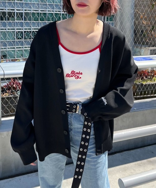 PBLIM（ページボーイリム）の「【PAGEBOYLIM】スプリングカラーカーデ（カーディガン/ボレロ・レディース・グリーン/ブルー/イエロー/サーモンピンク/ブラック・FREE）」の15枚目の写真