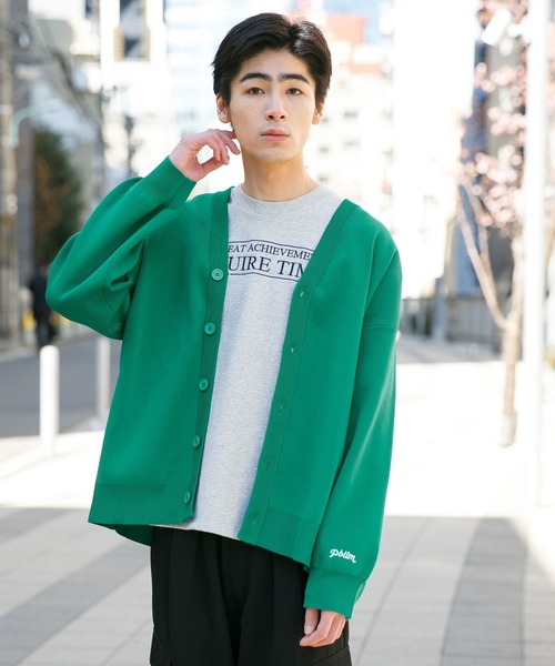 PBLIM（ページボーイリム）の「【PAGEBOYLIM】スプリングカラーカーデ（カーディガン/ボレロ・レディース・グリーン/ブルー/イエロー/サーモンピンク/ブラック・FREE）」の10枚目の写真