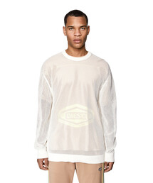 DIESEL | メンズ Tシャツ 長そで メッシュ レイヤード(ニット/セーター)