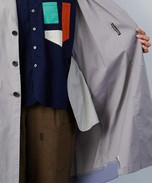 FRAPBOIS（フラボア）の「オーブコート（チェスターコート・レディース・グリーン/グレー・1/2）」の16枚目の写真