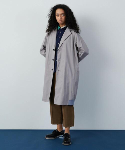 FRAPBOIS（フラボア）の「オーブコート（チェスターコート・レディース・グリーン/グレー・1/2）」の12枚目の写真
