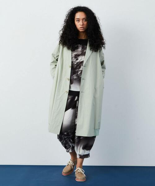 FRAPBOIS（フラボア）の「オーブコート（チェスターコート・レディース・グリーン/グレー・1/2）」の11枚目の写真