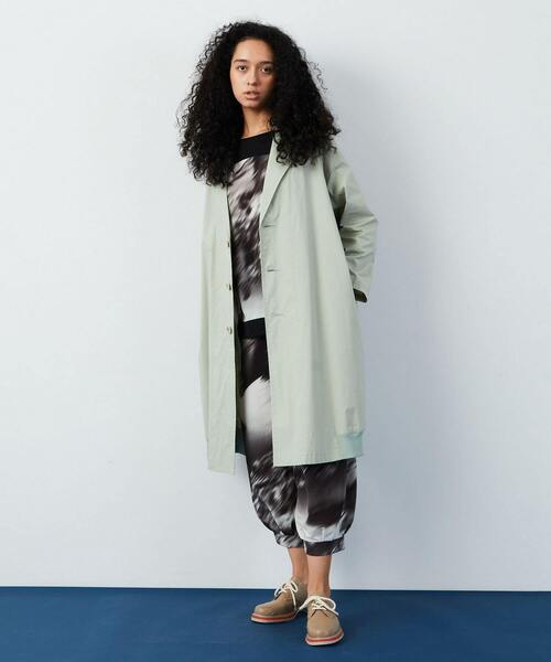 FRAPBOIS（フラボア）の「オーブコート（チェスターコート・レディース・グリーン/グレー・1/2）」の10枚目の写真