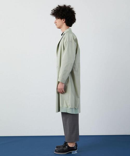 FRAPBOIS（フラボア）の「オーブコート（チェスターコート・レディース・グリーン/グレー・1/2）」の3枚目の写真