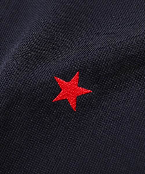 CONVERSE TOKYO（コンバーストウキョウ）の「ミラノリブポロシャツ（ポロシャツ・メンズ・ネイビー/ブラウン・MEDIUM/LARGE）」の11枚目の写真