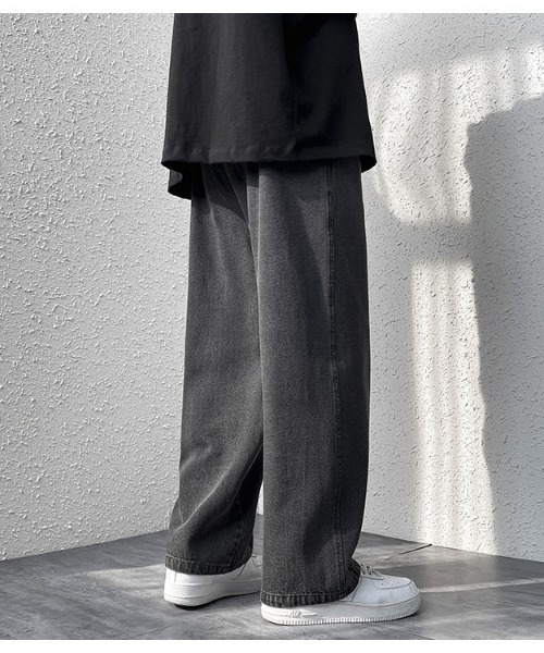 DEVICE(デバイス)の「リラックス ワイド デニムパンツ ブラックデニム シェフパンツ(デニムパンツ・メンズ・ブラック・FREE)」の19枚目の写真