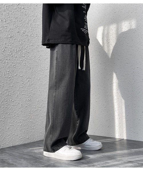 DEVICE(デバイス)の「リラックス ワイド デニムパンツ ブラックデニム シェフパンツ(デニムパンツ・メンズ・ブラック・FREE)」の18枚目の写真