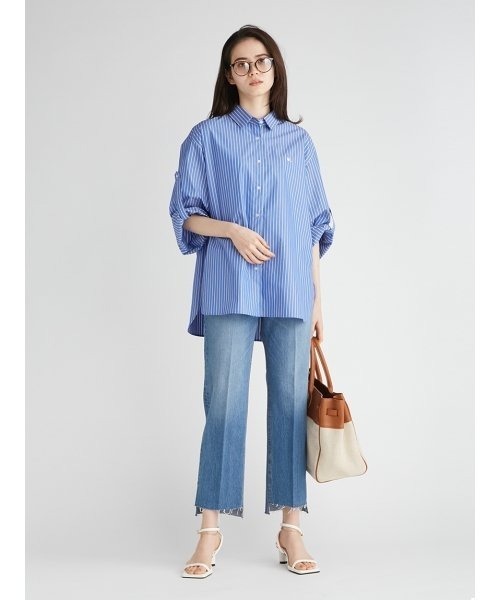 Mila Owen ライトブルー ポンチョ Pontetorto製 Mila Owen ライトブルー ポンチョ Pontetorto製 Mila Owen ライト