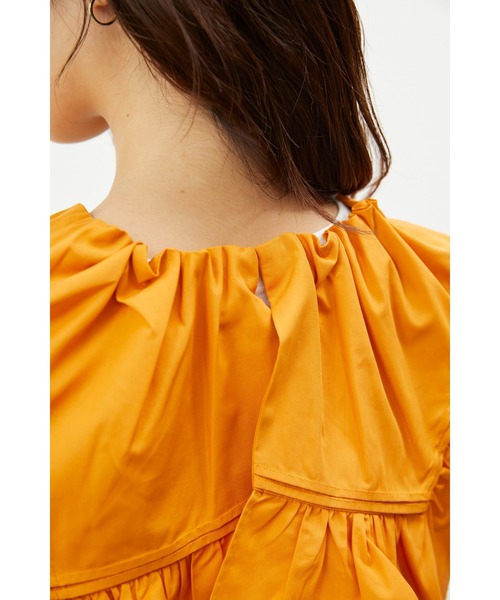 LILY BROWN（リリーブラウン）の「2Wayスクエアフリルカラー（付け襟・レディース・ブラック/オフホワイト/オレンジ・FREE）」の9枚目の写真