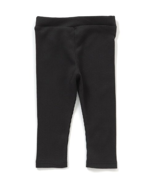 BREEZE（ブリーズ）の「7分丈ワッフルレギンス（レギンス/スパッツ・キッズ・チャコール/グレー/アイボリー/ラベンダー・90/100/110/120/130/140/80）」の5枚目の写真