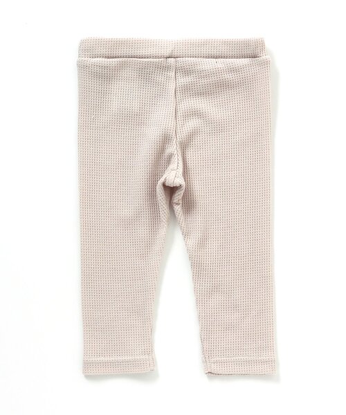 BREEZE（ブリーズ）の「7分丈ワッフルレギンス（レギンス/スパッツ・キッズ・チャコール/グレー/アイボリー/ラベンダー・90/100/110/120/130/140/80）」の7枚目の写真