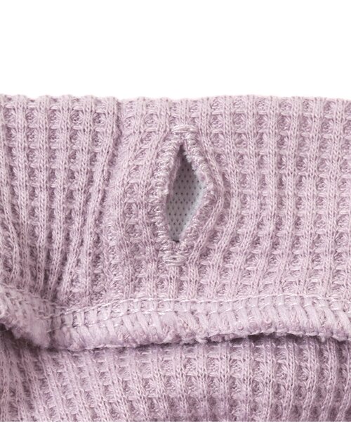 BREEZE（ブリーズ）の「7分丈ワッフルレギンス（レギンス/スパッツ・キッズ・チャコール/グレー/アイボリー/ラベンダー・90/100/110/120/130/140/80）」の11枚目の写真