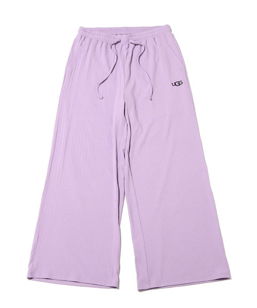 UGG（アグ）の「UGG@mos リブワイドロングパンツ（その他パンツ・レディース・ラベンダー/ホワイト・L/M）」の13枚目の写真