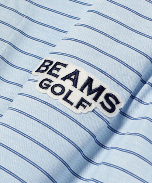 BEAMSGOLF PURPLE LABEL タラッティ ストライプ ポロシャツ BEAMS GOLF（ビームスゴルフ）の「BEAMS GOLF PURPLE LABEL