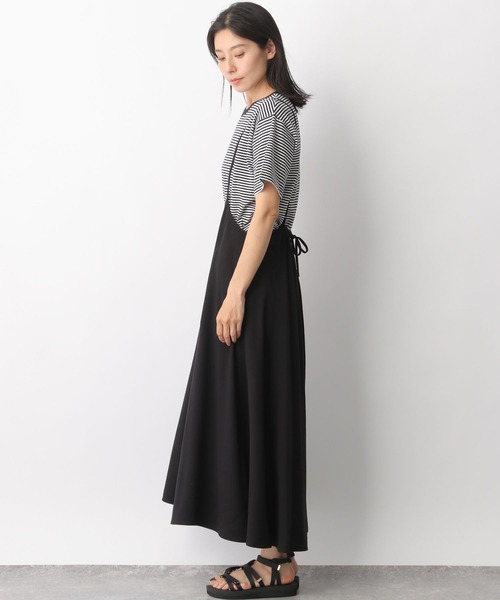 LEPSIM（レプシィム）の「ギャザーキャミワンピース　284764（ワンピース・レディース・ブラック/カーキ・FREE）」の6枚目の写真