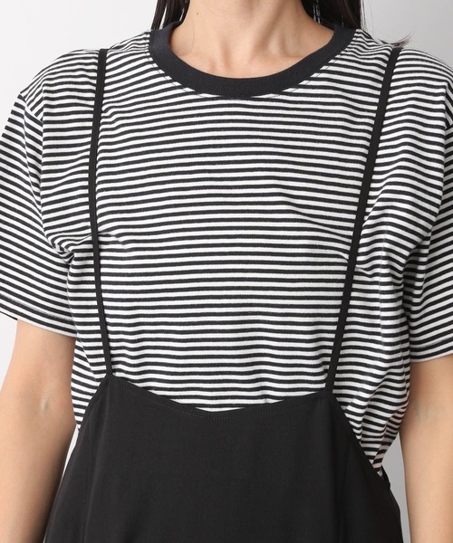 LEPSIM（レプシィム）の「ギャザーキャミワンピース　284764（ワンピース・レディース・ブラック/カーキ・FREE）」の8枚目の写真