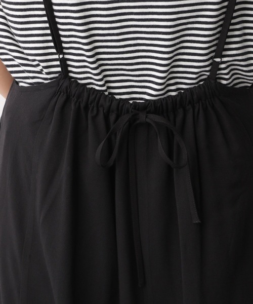 LEPSIM（レプシィム）の「ギャザーキャミワンピース　284764（ワンピース・レディース・ブラック/カーキ・FREE）」の12枚目の写真
