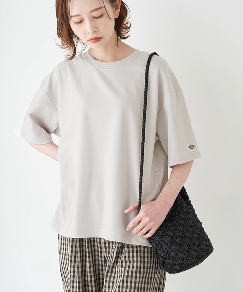 DISCUS(ディスカス)の「【一部店舗限定】【DISCUS ATHLETIC】吸水速乾Tシャツ(Tシャツ/カットソー・レディース・ラベンダー/ブルー系その他4/オフホワイト/グリーン系その他/ライトグレー/ピンク/チャコールグレー・38)」の4枚目の写真