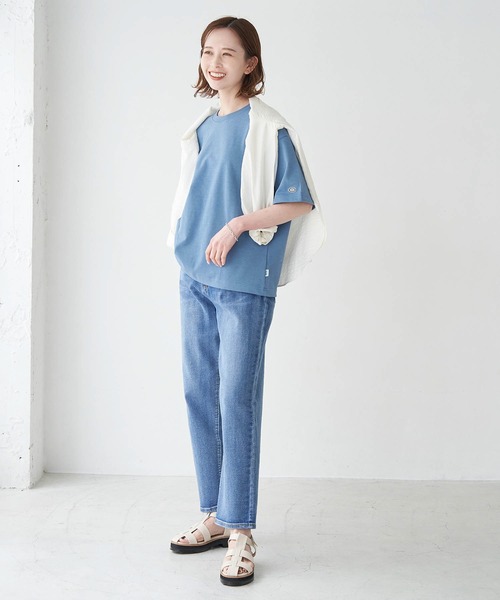 DISCUS(ディスカス)の「【一部店舗限定】【DISCUS ATHLETIC】吸水速乾Tシャツ(Tシャツ/カットソー・レディース・ラベンダー/ブルー系その他4/オフホワイト/グリーン系その他/ライトグレー/ピンク/チャコールグレー・38)」の19枚目の写真