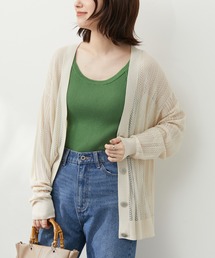 Green　Parks | すかし編みカーデ(カーディガン/ボレロ)