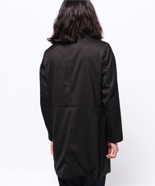 WHO'S WHO gallery（フーズフーギャラリー）の「【GIGGER】ライトチェスターコート（チェスターコート・メンズ・ブラック/グレー・LARGE/MEDIUM）」の7枚目の写真