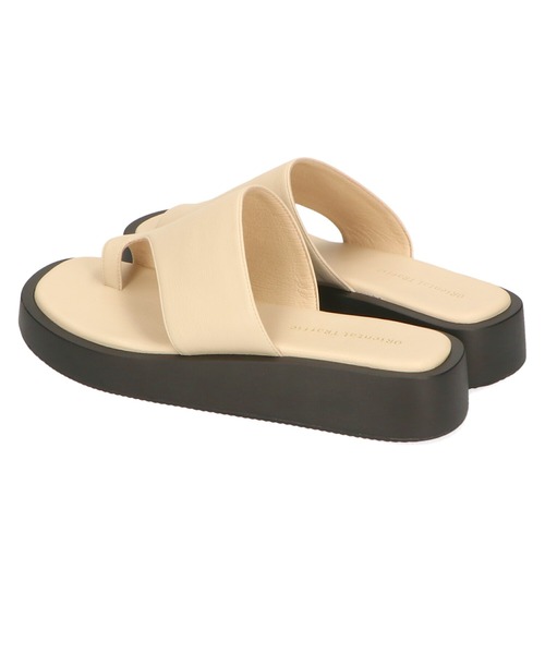 ORiental TRaffic（オリエンタルトラフィック）の「厚底トングサンダル/21241（サンダル・レディース・ブラック/ベージュ・LL/S/M/L/SS/3L）」の7枚目の写真