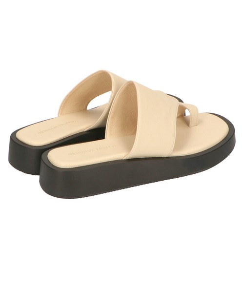 ORiental TRaffic（オリエンタルトラフィック）の「厚底トングサンダル/21241（サンダル・レディース・ブラック/ベージュ・LL/S/M/L/SS/3L）」の8枚目の写真