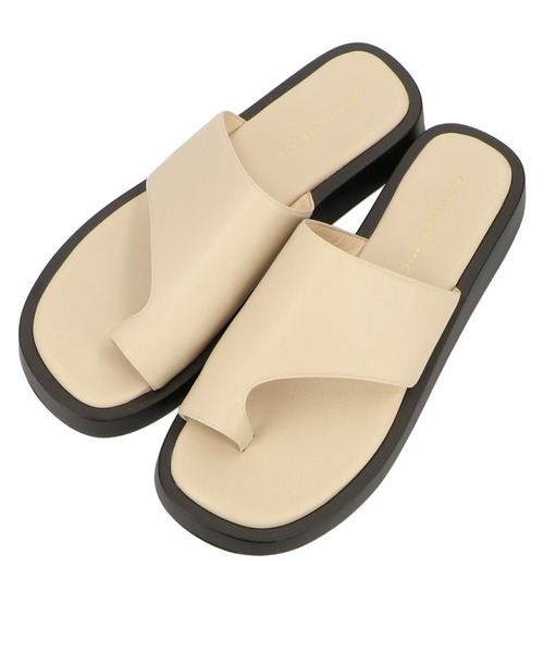 ORiental TRaffic（オリエンタルトラフィック）の「厚底トングサンダル/21241（サンダル・レディース・ブラック/ベージュ・LL/S/M/L/SS/3L）」の13枚目の写真