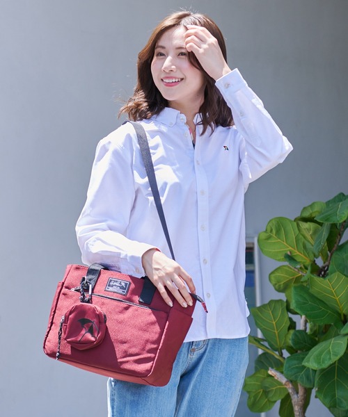 Arnold Palmer(アーノルドパーマー)の「撥水 10ポケットトート スモールサイズ(トートバッグ・レディース・ブラック/ワイン/ベージュ/グリーン/オフホワイト/ブラウン・F)」の6枚目の写真