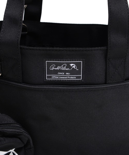 Arnold Palmer(アーノルドパーマー)の「撥水 10ポケットトート スモールサイズ(トートバッグ・レディース・ブラック/ワイン/ベージュ/グリーン/オフホワイト/ブラウン・F)」の10枚目の写真