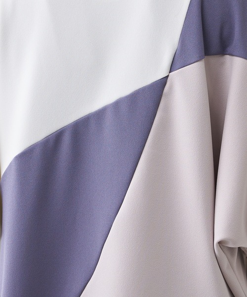 Lui's（ルイス）の「配色パターン切替カットソー（Tシャツ/カットソー・メンズ・ホワイト/ブラック・FREE）」の7枚目の写真