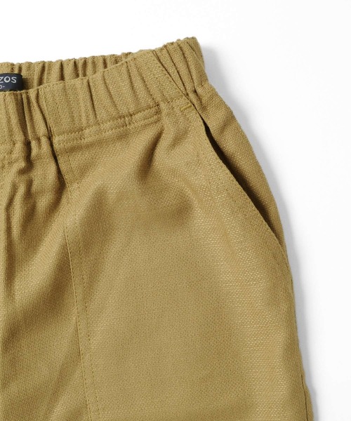 GLAZOS(グラソス)の「パナマ織り・ベイカーポケットハーフパンツ(その他パンツ・キッズ・ブラック/ベージュ・160cm/150cm/130cm/140cm/170cm)」の12枚目の写真