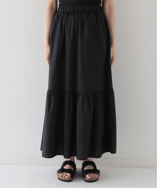 JOURNAL STANDARD relume(ジャーナルスタンダード レリューム)の「コットンティアードスカート(スカート・レディース・ブラック/ラスタ・FREE)」の19枚目の写真