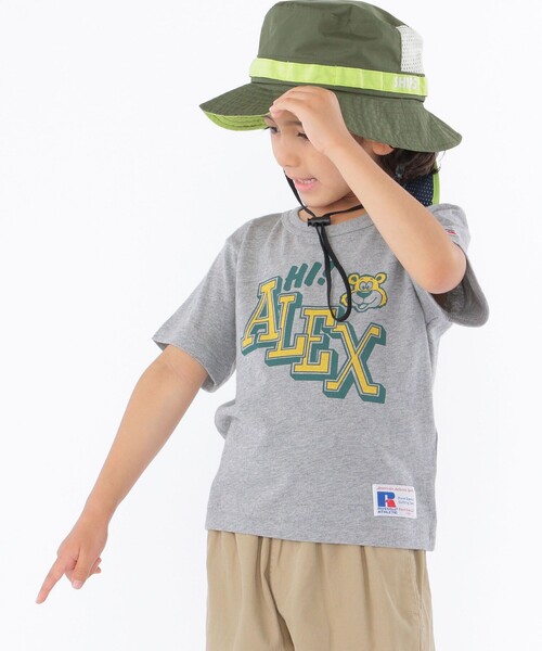 Russell Athletic(ラッセルアスレティック)の「【WEB限定】【SHIPS KIDS別注】RUSSELL ATHLETIC:プリントTEE(100~150cm)(Tシャツ/カットソー・キッズ・ホワイト/ライトブルー/ブラック/ネイビー/グレー/イエロー/レッド・100/110/120/130/140/150)」の3枚目の写真