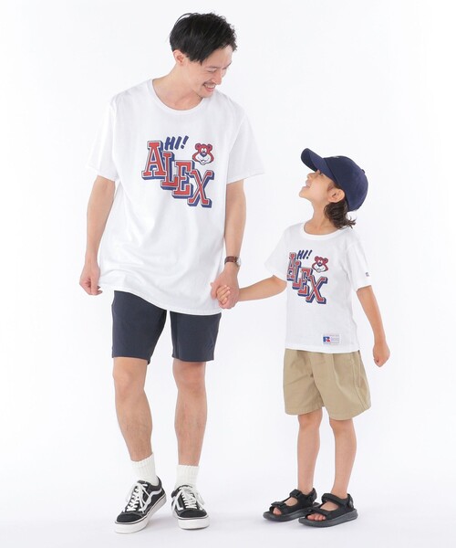 Russell Athletic(ラッセルアスレティック)の「【WEB限定】【SHIPS KIDS別注】RUSSELL ATHLETIC:プリントTEE(100~150cm)(Tシャツ/カットソー・キッズ・ホワイト/ライトブルー/ブラック/ネイビー/グレー/イエロー/レッド・100/110/120/130/140/150)」の8枚目の写真
