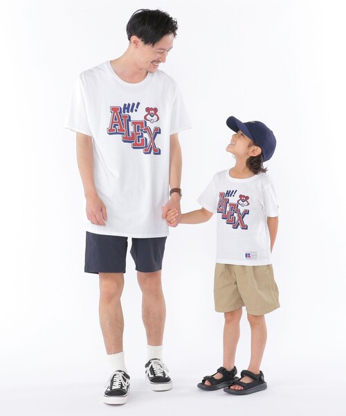 Russell Athletic(ラッセルアスレティック)の「【WEB限定】【SHIPS KIDS別注】RUSSELL ATHLETIC:プリントTEE(100~150cm)(Tシャツ/カットソー・キッズ・ホワイト/ライトブルー/ブラック/ネイビー/グレー/イエロー/レッド・100/110/120/130/140/150)」の9枚目の写真