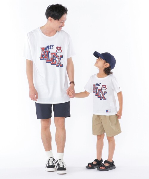 Russell Athletic(ラッセルアスレティック)の「【WEB限定】【SHIPS KIDS別注】RUSSELL ATHLETIC:プリントTEE(100~150cm)(Tシャツ/カットソー・キッズ・ホワイト/ライトブルー/ブラック/ネイビー/グレー/イエロー/レッド・100/110/120/130/140/150)」の10枚目の写真