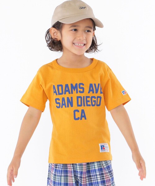 Russell Athletic(ラッセルアスレティック)の「【WEB限定】【SHIPS KIDS別注】RUSSELL ATHLETIC:プリントTEE(100~150cm)(Tシャツ/カットソー・キッズ・ホワイト/ライトブルー/ブラック/ネイビー/グレー/イエロー/レッド・100/110/120/130/140/150)」の16枚目の写真