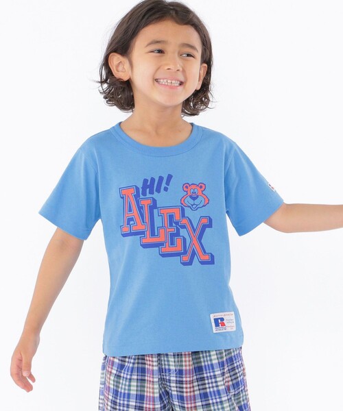 Russell Athletic(ラッセルアスレティック)の「【WEB限定】【SHIPS KIDS別注】RUSSELL ATHLETIC:プリントTEE(100~150cm)(Tシャツ/カットソー・キッズ・ホワイト/ライトブルー/ブラック/ネイビー/グレー/イエロー/レッド・100/110/120/130/140/150)」の18枚目の写真