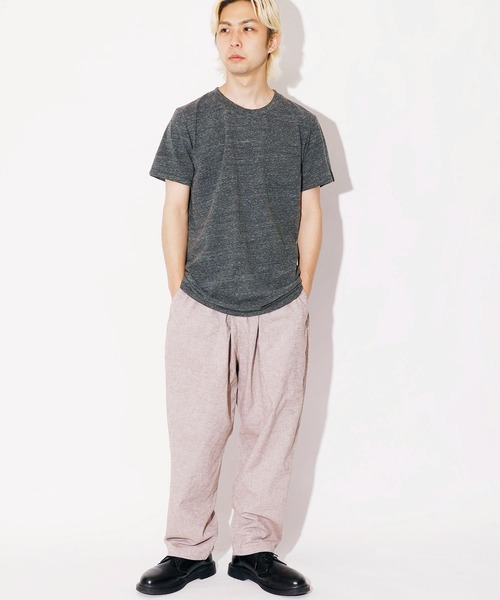 CAL.Berries(カルベリーズ)の「CAL.Berries/カルベリーズ CAL EASY CREW W/PKT UNISEX クルーネックT 半袖 ポケットTシャツ(Tシャツ/カットソー・メンズ・オフホワイト/ブラック/グレー・L/S/M)」の12枚目の写真