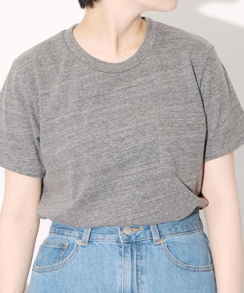 CAL.Berries(カルベリーズ)の「CAL.Berries/カルベリーズ CAL EASY CREW W/PKT UNISEX クルーネックT 半袖 ポケットTシャツ(Tシャツ/カットソー・メンズ・オフホワイト/ブラック/グレー・L/S/M)」の15枚目の写真