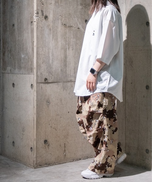 JOHN'S CLOSET（ジョンズクローゼット）の「【13】ナチュラルストレッチスーパーワイドプリントスノーパンツ（カーゴパンツ・メンズ・デザートカモ/その他/ウッドランド・MEDIUM/LARGE）」の14枚目の写真