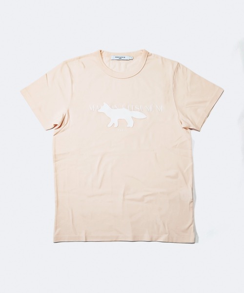 Maison Kitsune(メゾンキツネ)の「MAISON KITSUNE FOX STAMP CLASSIC TEE-SHIRT メゾン キツネ フォックス スタンプ プリント 半袖 Tシャツ(Tシャツ/カットソー・レディース・ホワイト/オフホワイト・MEDIUM/LARGE/SMALL/X-SMALL)」の14枚目の写真