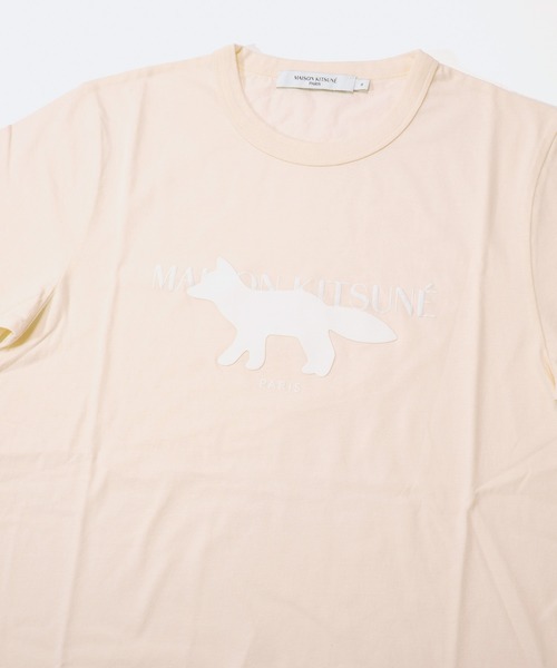 Maison Kitsune(メゾンキツネ)の「MAISON KITSUNE FOX STAMP CLASSIC TEE-SHIRT メゾン キツネ フォックス スタンプ プリント 半袖 Tシャツ(Tシャツ/カットソー・レディース・ホワイト/オフホワイト・MEDIUM/LARGE/SMALL/X-SMALL)」の17枚目の写真