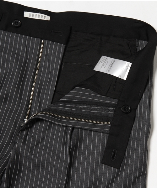 WEGO（ウィゴー）の「WEGO/ピンストライプワイドショーツ（その他パンツ・メンズ・ブラック/ライトグレー・LARGE/MEDIUM）」の10枚目の写真