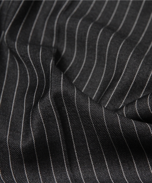 WEGO（ウィゴー）の「WEGO/ピンストライプワイドショーツ（その他パンツ・メンズ・ブラック/ライトグレー・LARGE/MEDIUM）」の12枚目の写真